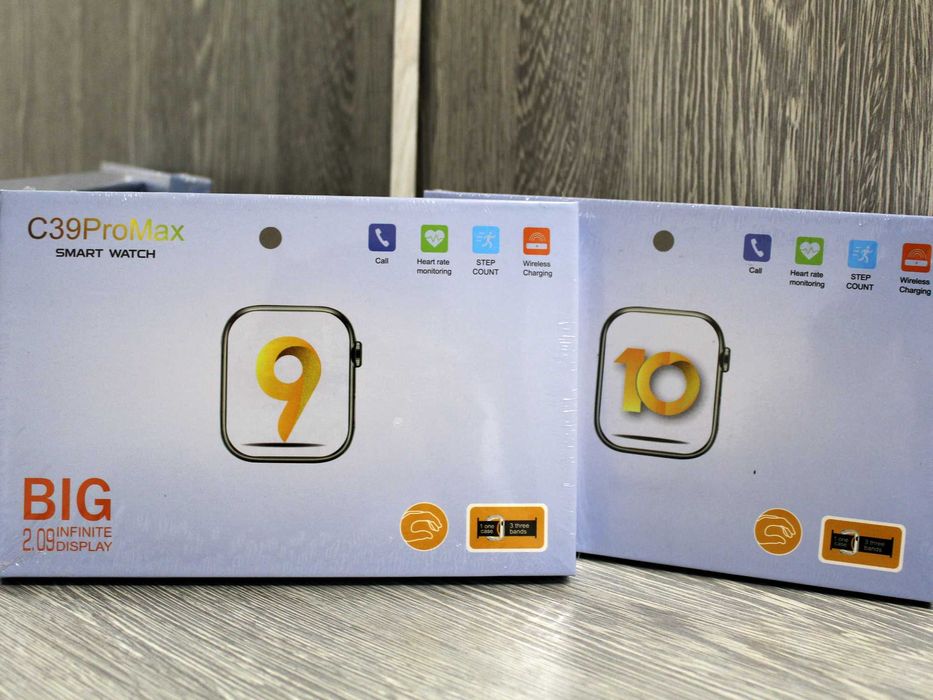Смарт часы C39 Pro Max — новые 3/1 (Big Display 2.09")