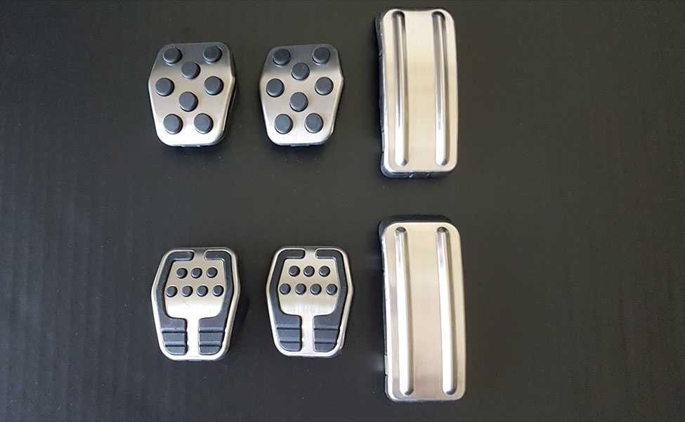 Ornamente pedale INOX (model ST mk2 / mk3) - Ford Focus / C-Max
