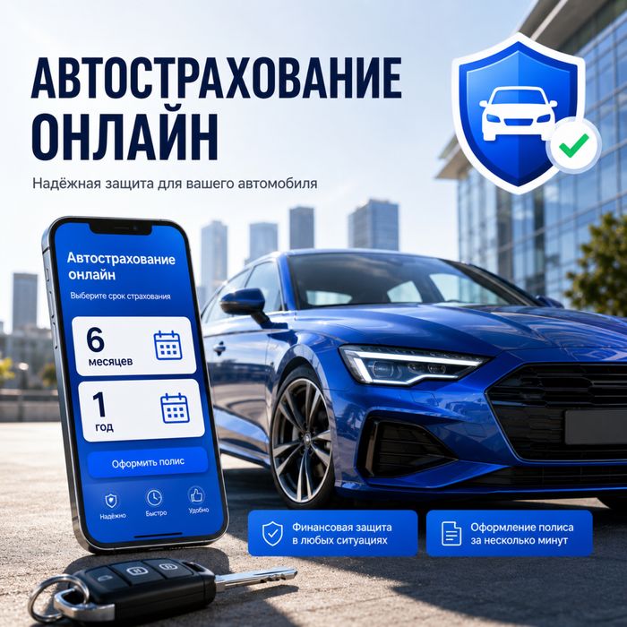 Автострахование быстро, надежно, онлайн!