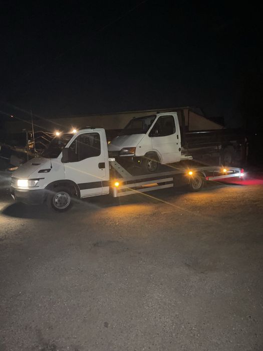 Platforma Bacau Non-Stop Tractari Auto Bacau Transport Utilaje-Dube