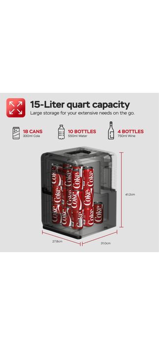 Mini frigider TurboTronic TT-EC15