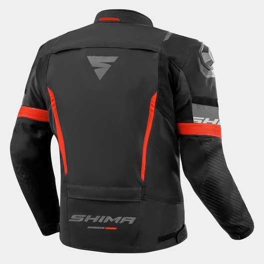 Текстилно мото яке SHIMA SOLID 2.0 RED,протектори,вентилация, подплата