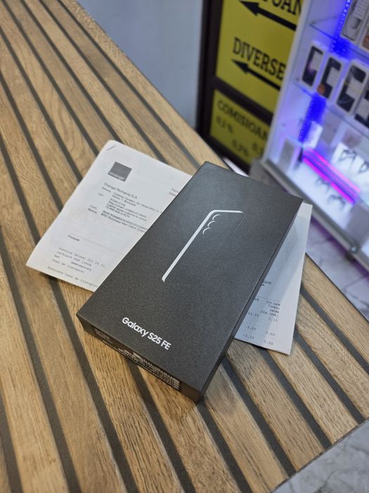 Galaxy S25 FE 5G 128GB. SIGILAT / 2 Ani Garantie