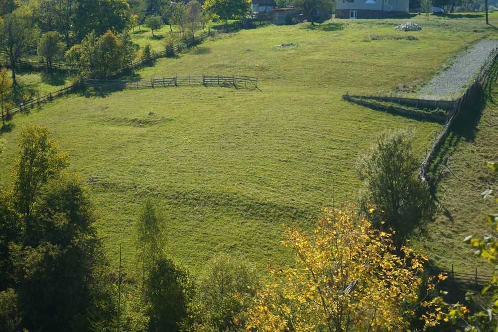 teren central intravilan splendid 2969 mp sat Magura jud.Brasov utilitati drum 5m latime+pietruit priveliste panoramica Piatra Craiului/Bucegi/Leaota