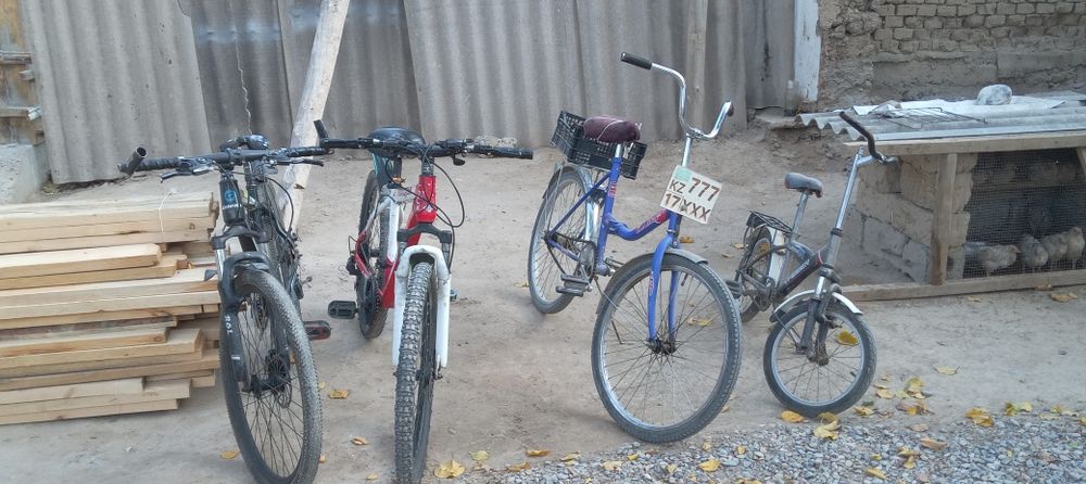 Әртүрлі велосипедтер