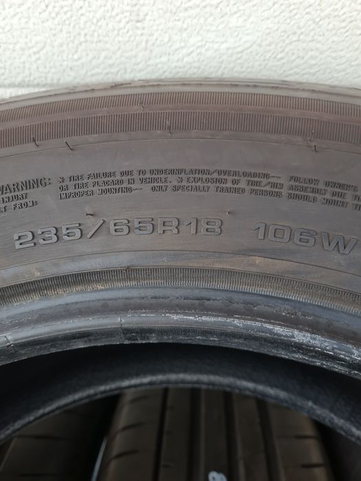 Летни гуми 4 броя GOODYEAR Eagle F1 235 65 R18 дот 1418