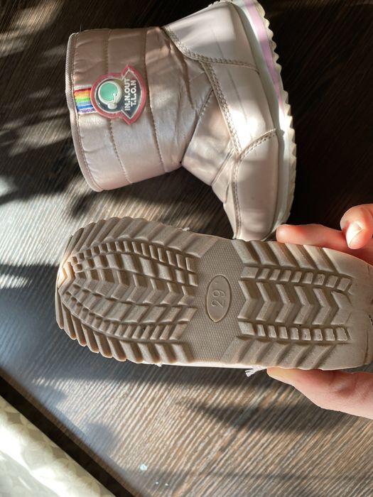 Сапоги зимние на девочку размер 29