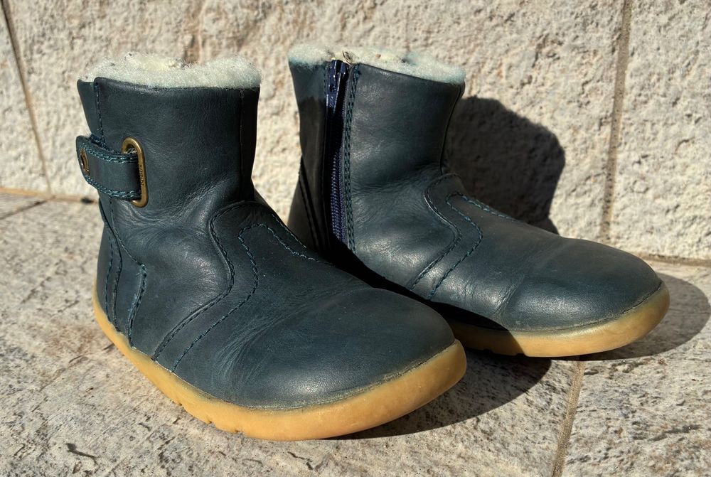 Топли зимни ботушки Bobux I-walk ест. кожа вълна за тесен нормален 23