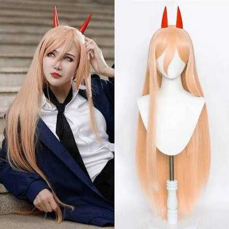 Chainsaw man Power косплей перука