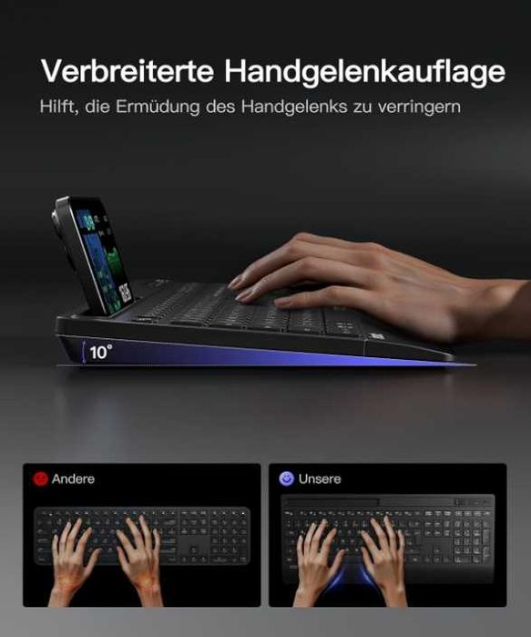 Комплект мишка и безжична клавиатура