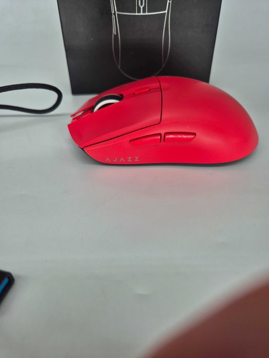Mouse Gaming Wireless AJAZZ AJ139 PRO X Superlight, Senzor PAW3395, 26000 DPI, 59g, Red - Grad E