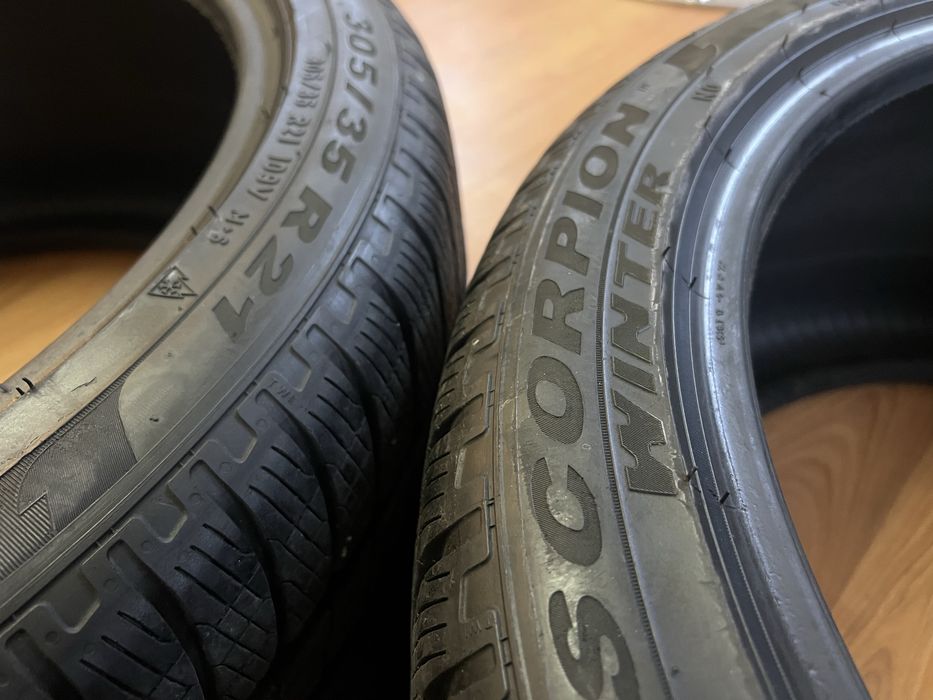 2x Anvelope Iarna Porsche Cayenne N0- Porsche Orig Pirelli 315 35 21
