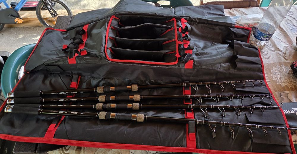 Lansete Fl Magic Tele Carp  3.90m 3.5lbs plus Husa Baracuda  4 compartimente