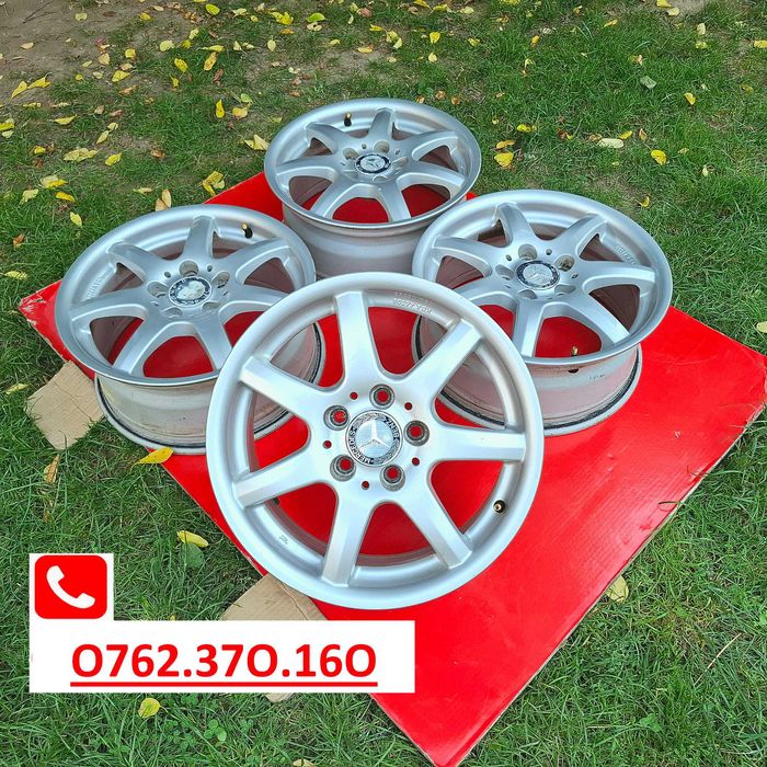 Jante 16" 5x112 - Mercedes R16 A Class B aluminiu. Merg si la VW Skoda