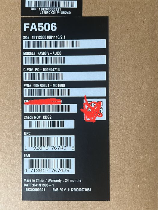 ASUS TUF Gaming A15 FA506IV | Ryzen 7 4800H | RTX 2060 6GB | 16GB RAM | SSD 512GB | 144Hz