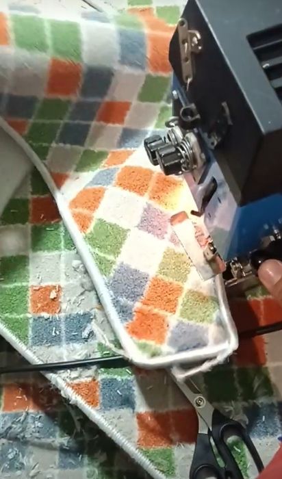 Гилам тикиш Оверлок ковров// Установка ковродержателей и гилам улаш