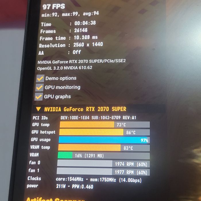 Видеокарта RTX 2070 SUPER