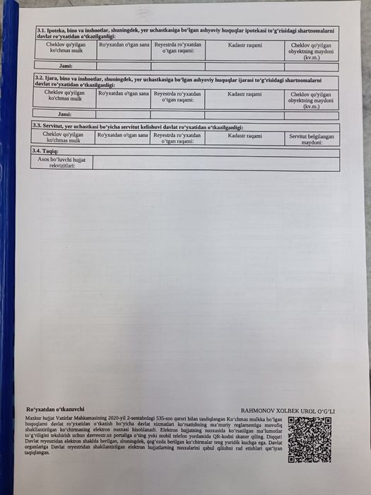 Qurulishi bitmagan Mehmonxona sotiladi.