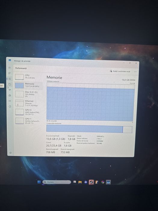 Laptop gaming asus ROG Strix g15 g513IC ,FHD 144hz, procesor ryzen 7 4800H , 16gb DDR4 ram,512gb SSD, GeForce rtx 3050