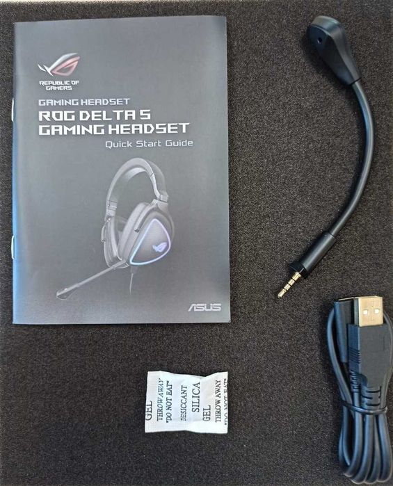 ЧИСТО НОВИ Геймърски слушалки Asus ROG Delta S (ПРЕМИУМ КЛАС).