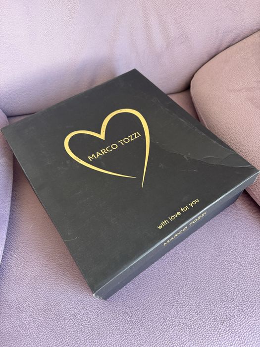 зимние ботинки б/у 36/36,5 размер, Marco Tozzi