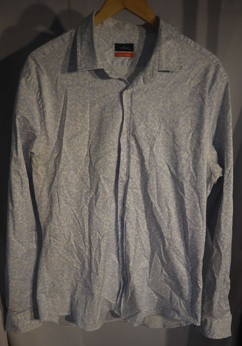 Светло синя риза Tudors / XXL Super Slim Fit