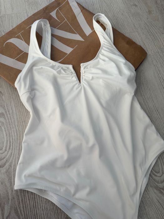 Бял бански ZARA ХЛ