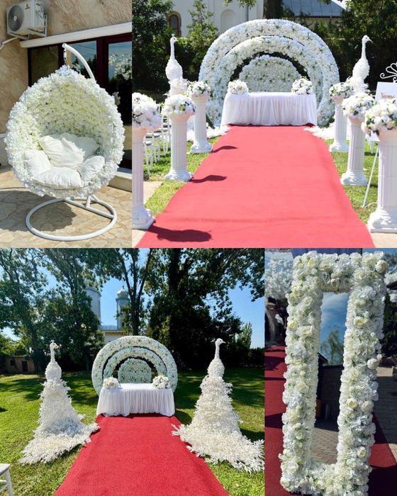 Inchiriez cort evenimente, mese, scaune, aranjamente