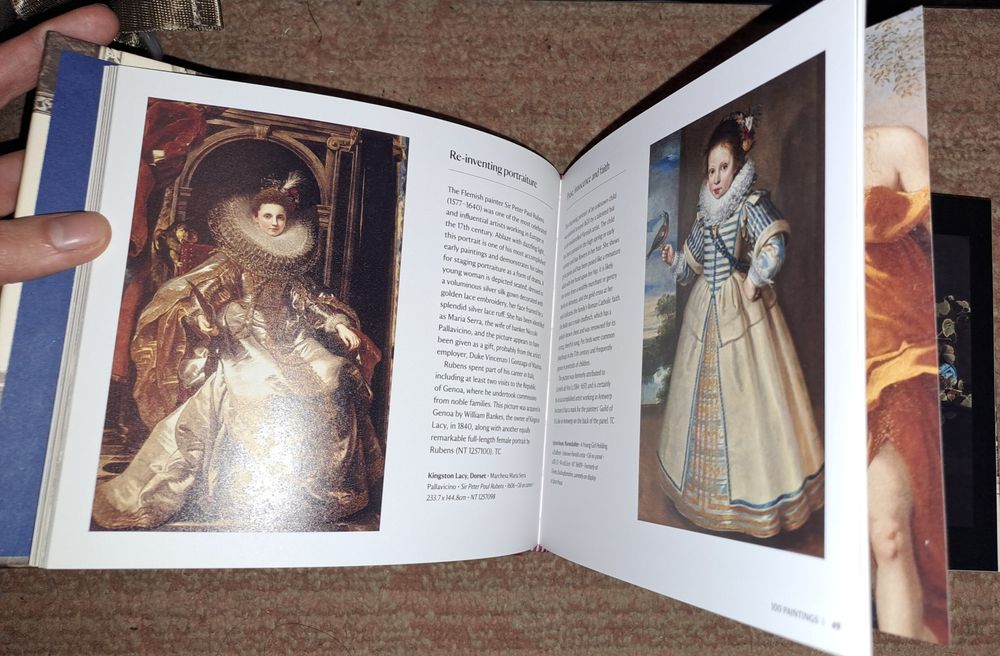 Книга 100 paintings from the national trust  (100 картини)