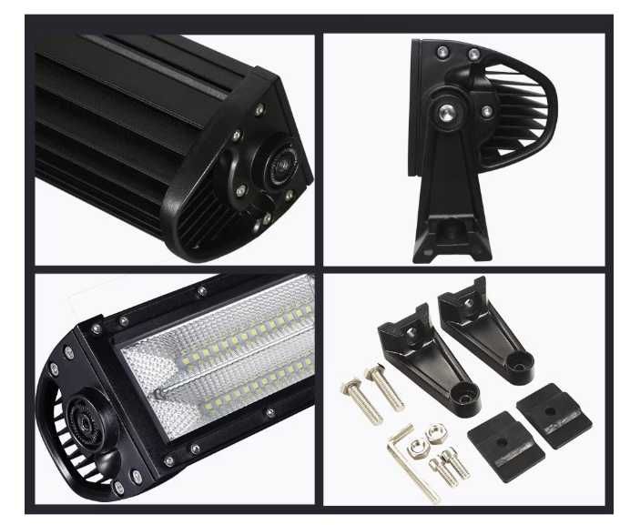 СУПЕР МОЩЕН Led Bar извит 131См 876W 7D 12V 24V