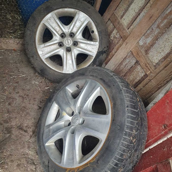 4 Roti din Oțel 5x115/17 si Roata Rezerva Slim Opel Insignia, Zafira