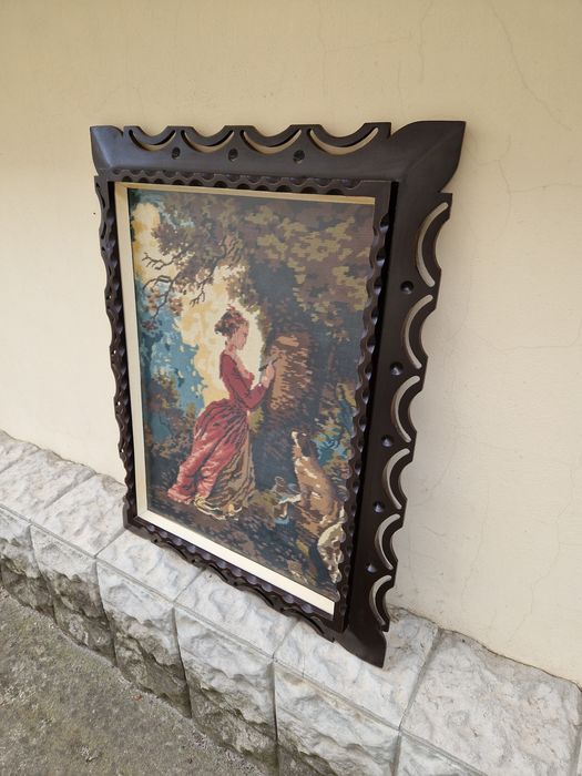 Чудесен антикварен холандски гоблен