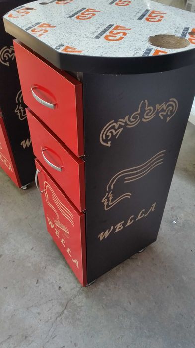 помощник для парикмахера тумбочка на колесах для салон красоты тележка