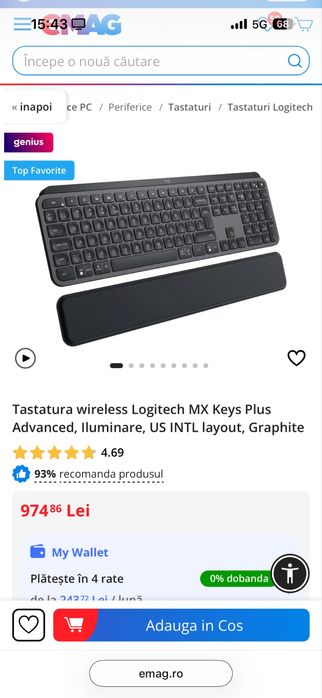 Logitech keys s plus