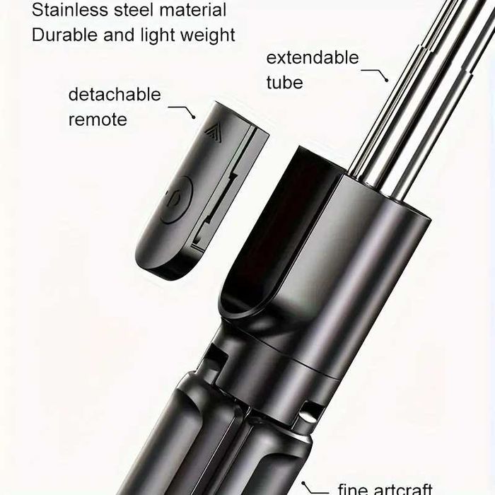 3 в 1 -селфи палка - штатив - пульт BT - качество - гарантия -доставка