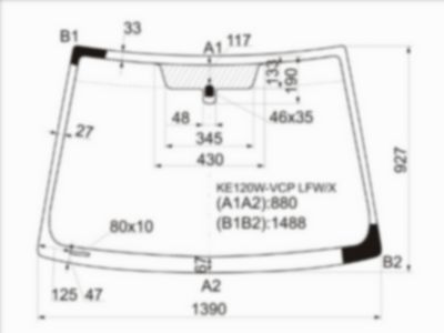 Стекло лобовое  Toyota Corolla