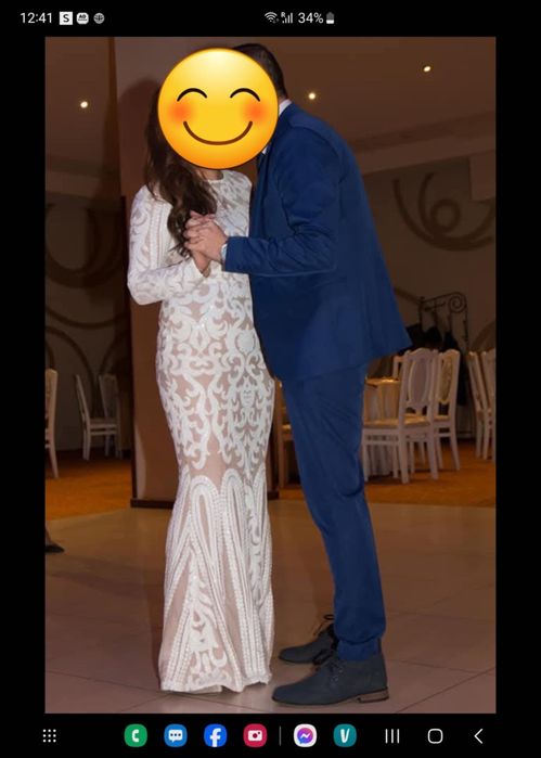 Rochie model deosebit+ghete