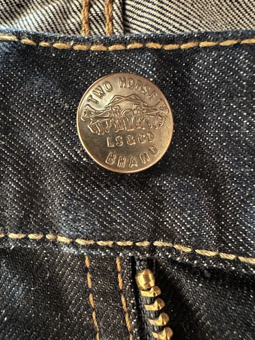 Тъмносини винтидж дънки Levi’s 514