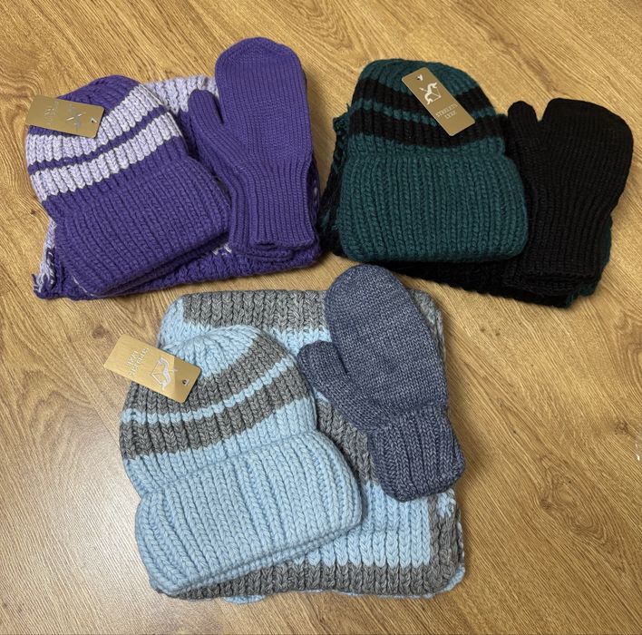 Шапка , шарф набор