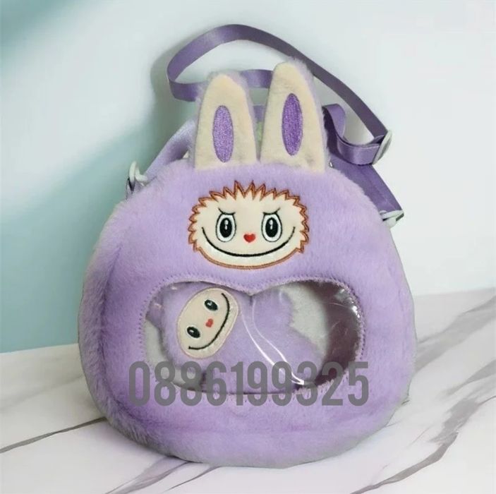 Плюшена Чанта Лабубу с плюшена играчка Лабубу, Labubu чанта
