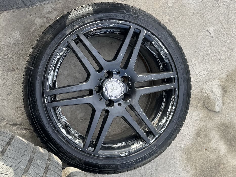 Диски с резиной w212  мерседес 5х112
