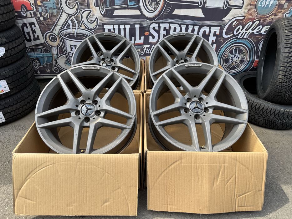 Jante aliaj oem MERCEDES AMG 5x112 R19 in 2 latimi Sclass GLC Eclass