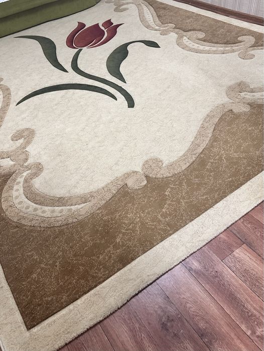 Ковер 3х4, бежевый