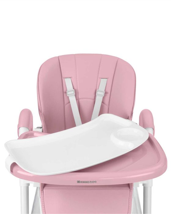 Scaun de masa pentru copii KikkaBoo – Spicy+, Roz