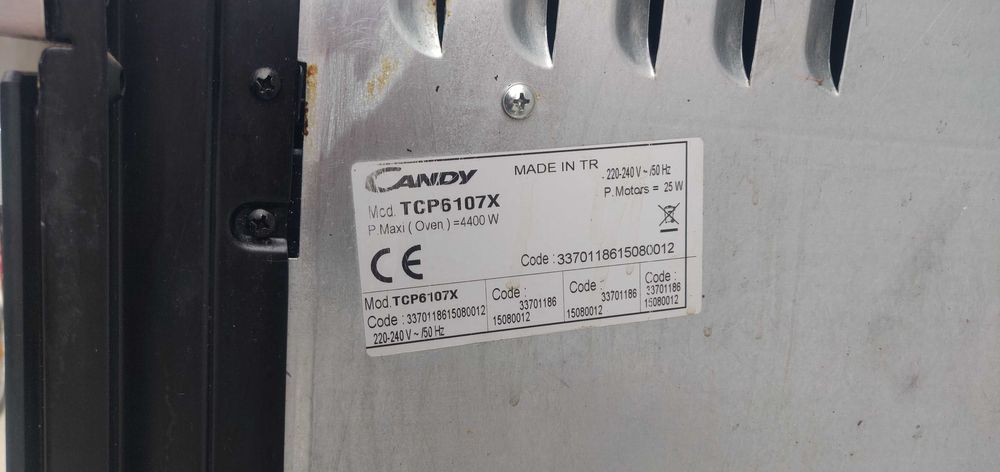 Cuptor electric dublu Candy incorporabil