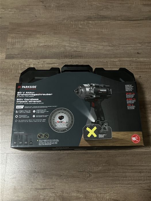 Акумулаторен ударен гайковерт, PARKSIDE PERFORMANCE PASSP 20-Li C4 20V