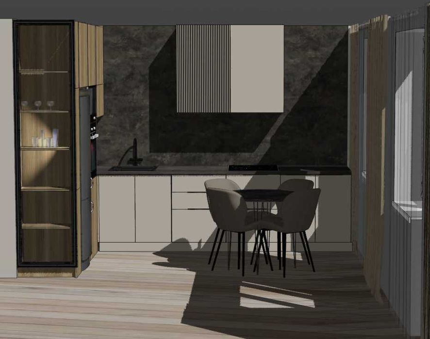 Дизайн мебели  + схема розеток