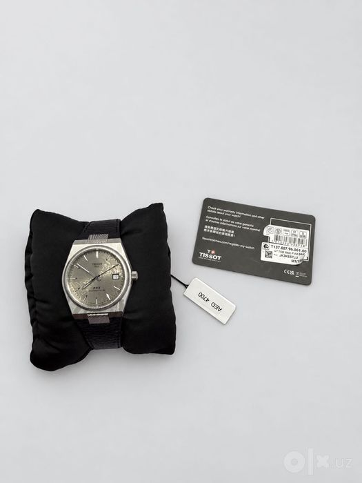 Tissot PRX Damascus Steel 38 мм — Powermatic 80, дамасская сталь