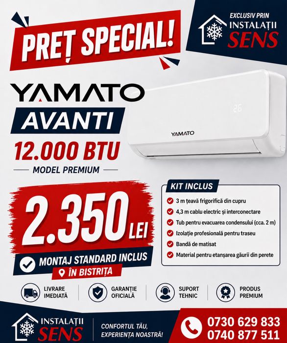 Montaj Aer Condiționat Bistrița | Rapid | Garanție |