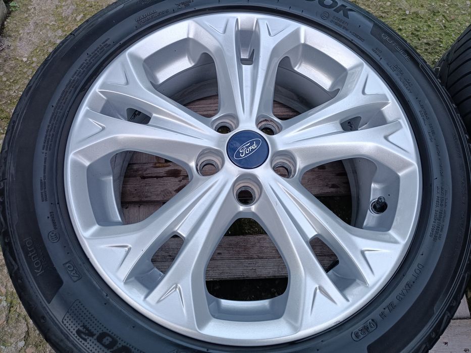Лети джанти 17ки 5х108 Ford + летни гуми 225/50/17 Hankook